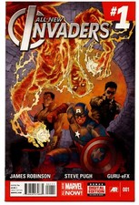 All-New Invaders #1 (2014) Captain America Namor Human Torch Winter Soldier NM