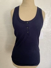 PST Ribbed Navy Shirt Size L Women’s