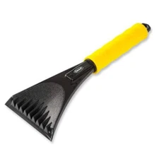 Peterbilt Motors Trucks Yellow Comfort Grip Large Black Ice & Snow Scraper 