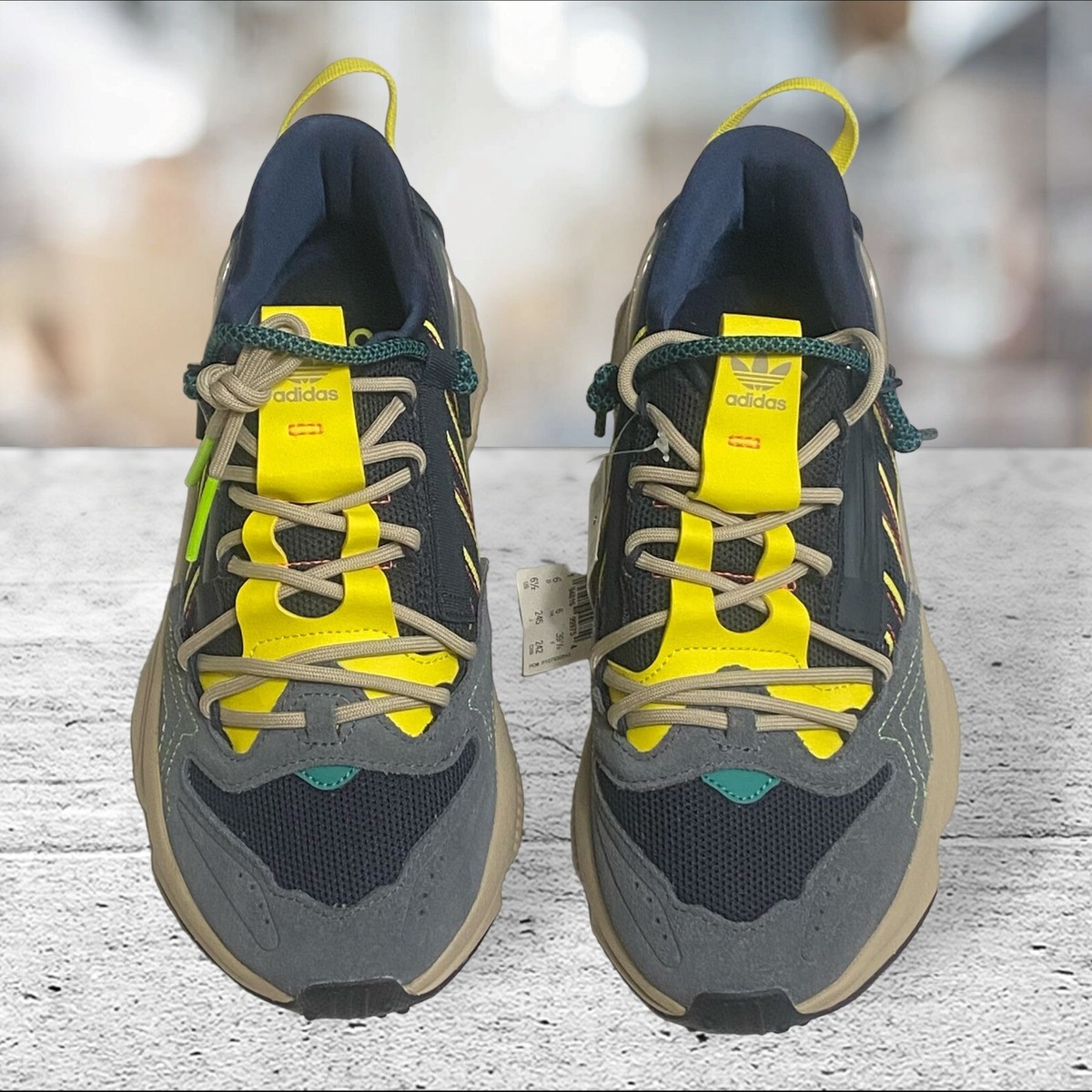 Size Adidas Ozweego Zip Legend Ink Yellow for sale online