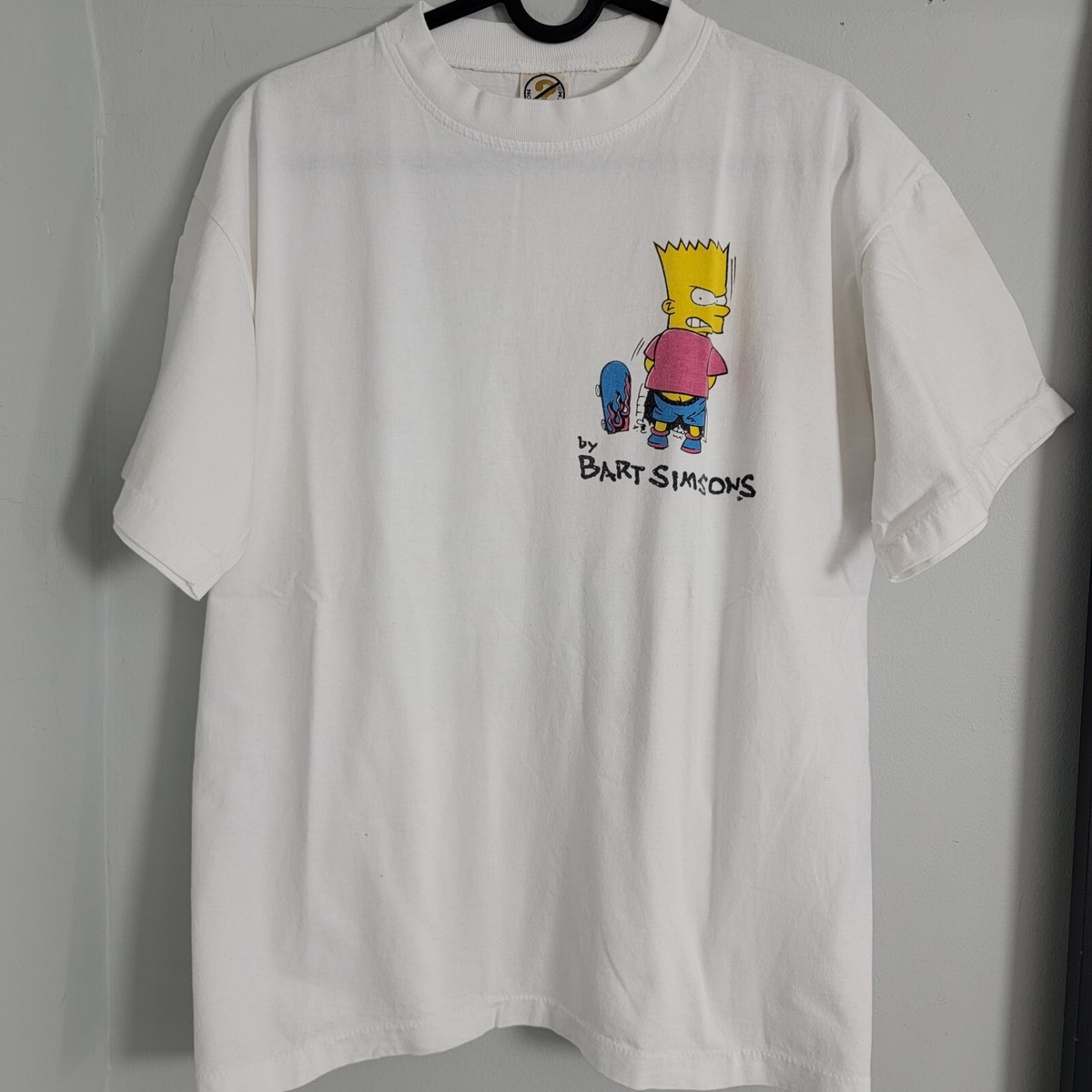 Old skate bootleg　T shirt　80s～90s 90s Altered Skates Bugle Boy Skateboard t-shirt Youth Medium