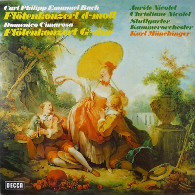 Aurèle Nicolet C.P.E.Bach Flötenkonzert DECCA 1972 LP-6144