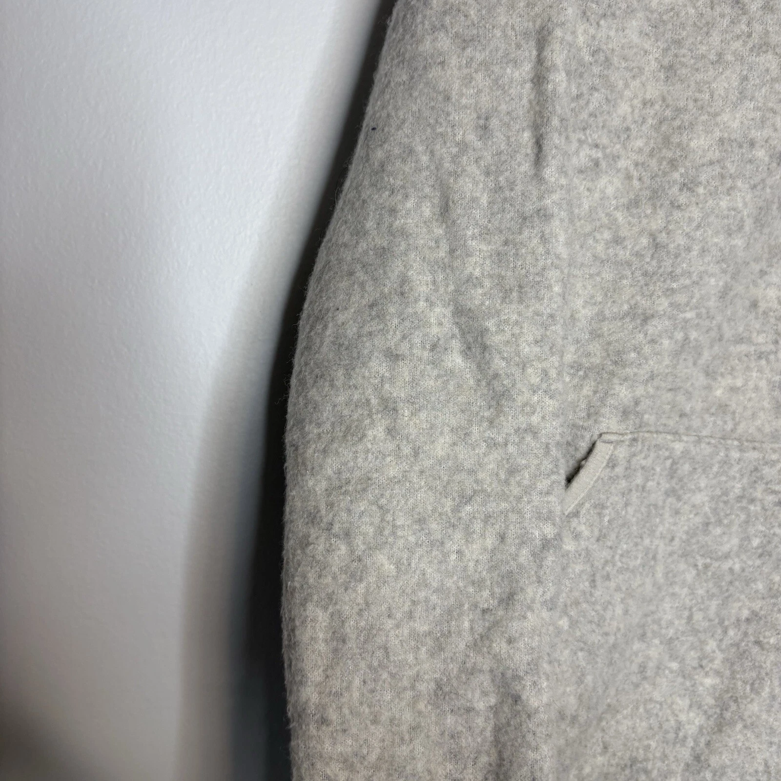 smartwool hudson trail fleece anorak ash heather jacket