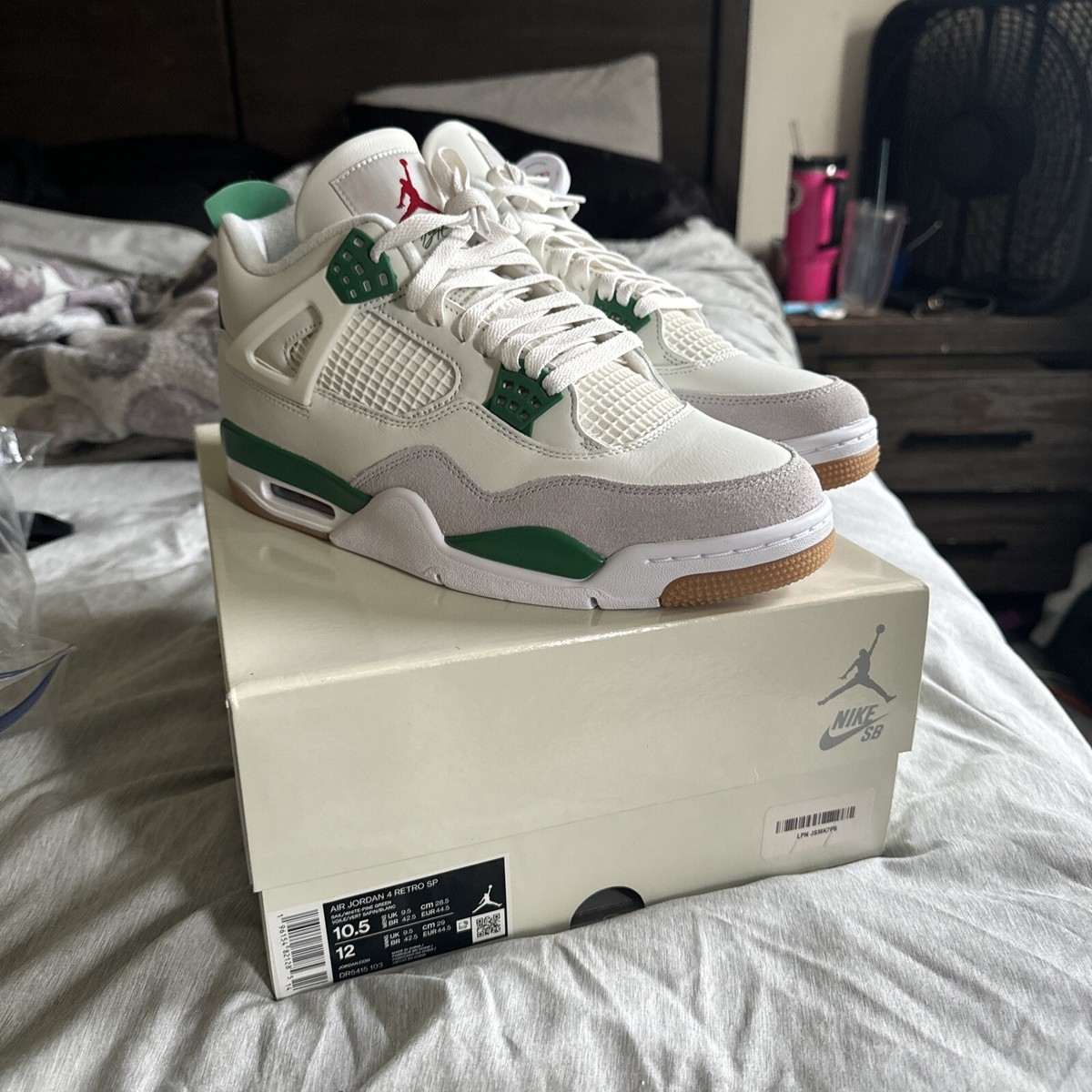 Size 10.5 - Jordan 4 Retro SP x Nike SB Mid Pine Green | eBay