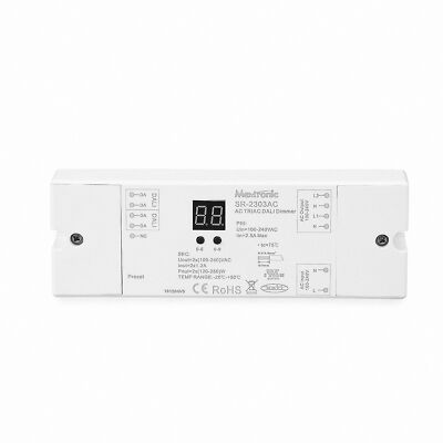 LED CONNEX DALI2Phasen Dimmaktor Phasenabschnit mit 2 Kanal 100-240V AC