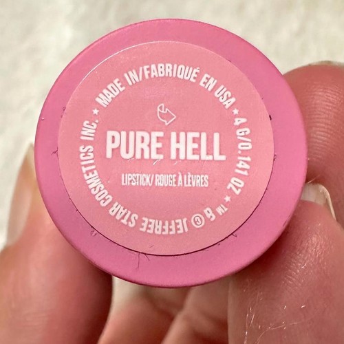 NIB Jeffree Star Velvet Trap Matte Lipstick Pure Hell Full Size 4g - 第 6/9 張圖片