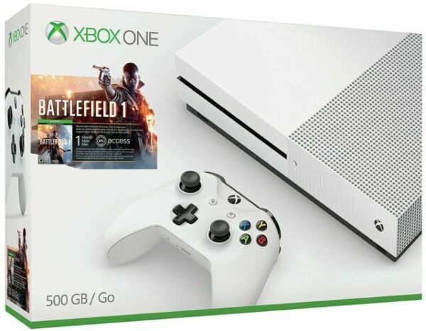 Console MICROSOFT Xbox One S Battlefield 1 Kaki 1 To + 1 manette d'occasion