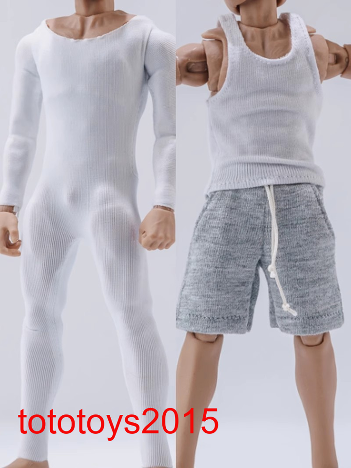Notaman 1/12 Strong Muscular Square Head Figure Body with Vest&Shorts