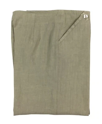 FLY3 Pantalon Femme Beige Modèle PD640 100% Lin Made IN Italy - Photo 1/4