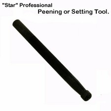 Star Peening and Setting tool for Tubular Rivet for leather Rivets -MADE in USA
