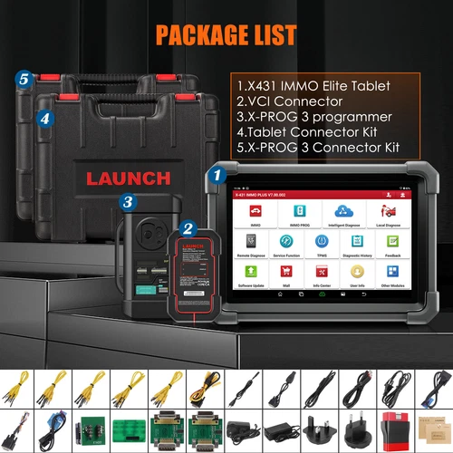 Launch X431 IMMO PLUS Key Programmierer OBD2 Scanner Alle System Diagnosegerät - Bild 15 von 22