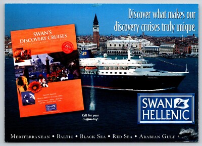 Swan  Hellenic  Cruises   Postcard