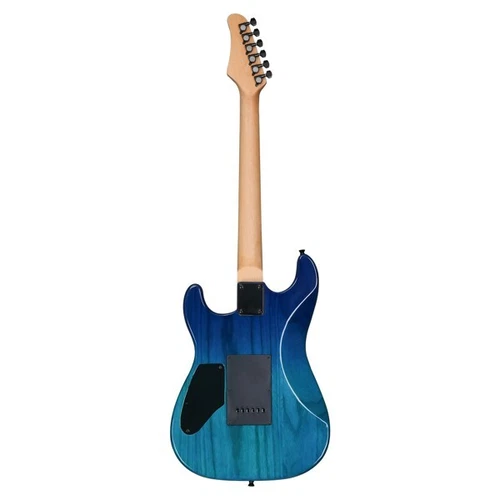 39in Electric Guitar H-H Pickups Trans Blue Suit for Heavier Rock - Picture 5 of 16