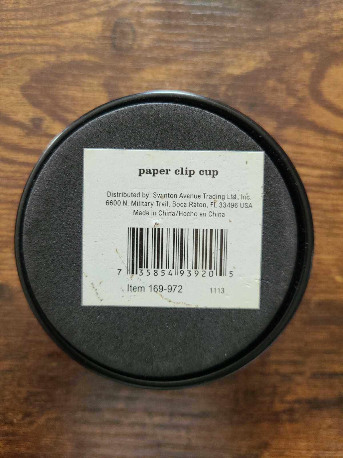 Black Wire Mesh Paper Clip Cup eBay