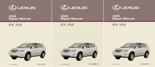 2009 Lexus RX 350 Shop Service Repair Manual Complete Set