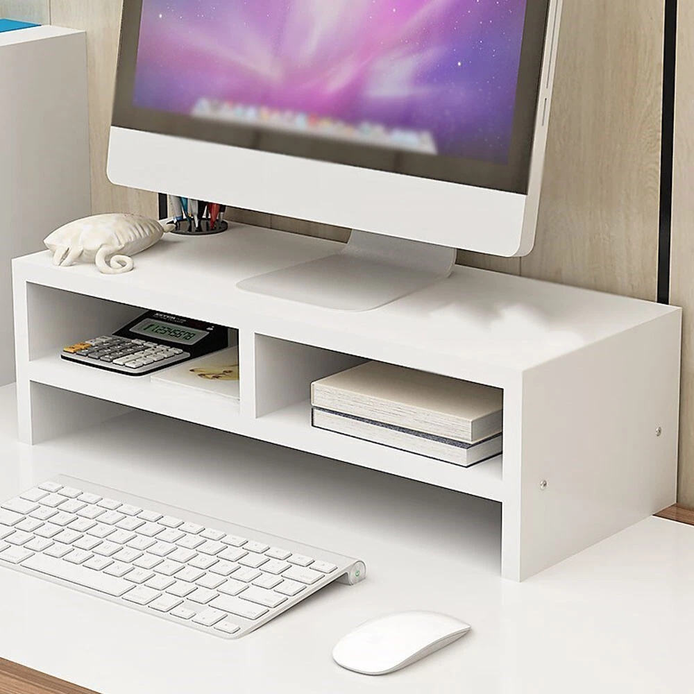 White desk riser shelf online