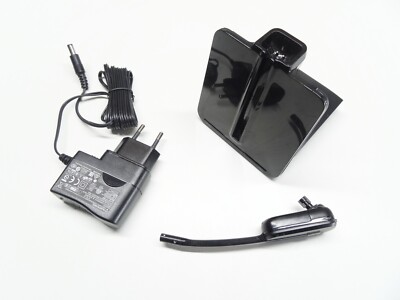Plantronics C054A Headset Basis mit Mikro / Ohrhörer und Netzteil