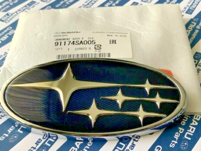 OEM Subaru Front Grille Emblem Forester Crosstrek Impreza CHECK