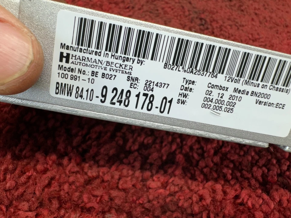 Модуль блока управления связью BMW E84 E70 E82 E92 Telematics Combox от оригинального производителя 54K - Изображение 3 из 4