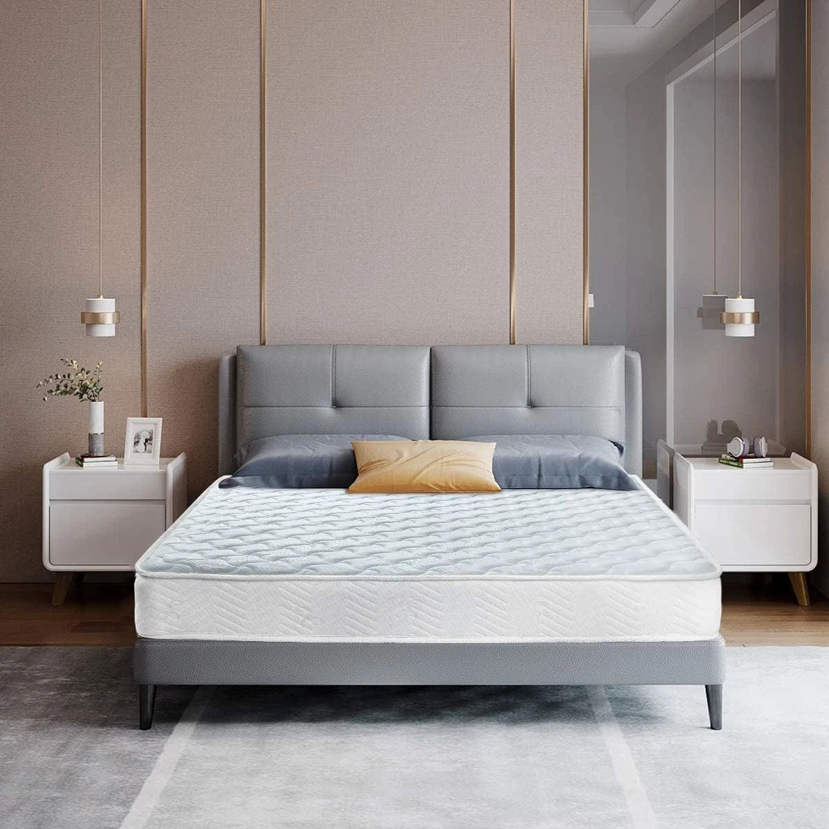 Good Nite Double Mattress Sprung 4FT6 135 x 190 x 18cm 135 x 190 x