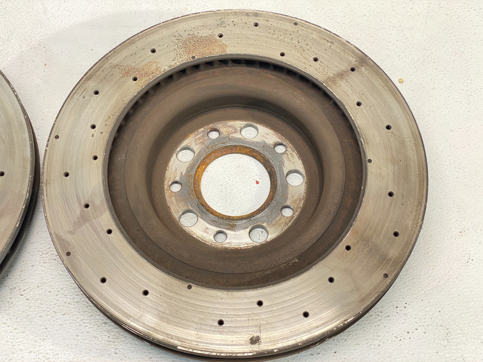 14-21 Maserati Quattro Ghibli Rear Left Right Slotted Brake Disc Rotor Set OEM✅