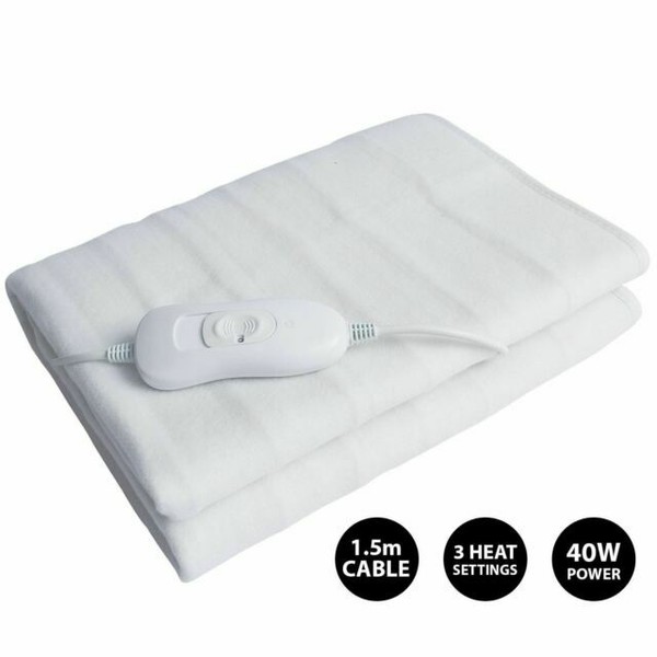 Daewoo HEA1484 Single Heated Blanket White for sale online eBay