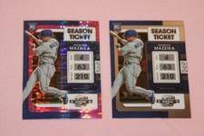 PATRICK MAZEIKA (2) RC'S 2022 CHRONICLES CONTENDERS OPTIC &OPTIC PINK PULSAR #18