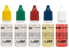 10K 14K 18K 22K 24K SILVER Jewelry Testing Solutions Acid Kit Detector Tester