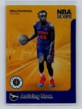 2019-20 Hoops Premium Stock #15 Arriving Now. Holo Sekou Doumbouya Pistons