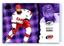 2024 Upper Deck Ice Hockey #7 Brent Burns Purple Hurricanes
