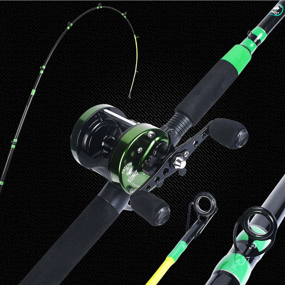 Trophy Catfishing Rod: Casting, Spinning. 7 ft, 6in, Medium-Heavy, EVA Foam 2pcs - Image 2 of 4