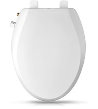 Elongated Bidet Toilet Seat with Quiet-Close, Non-Electric Bidet Mode