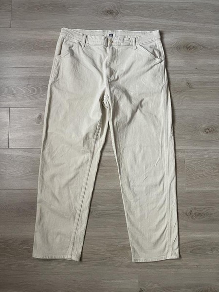 Men Uniqlo Jeans Beige Denim 36 / XL / 50
