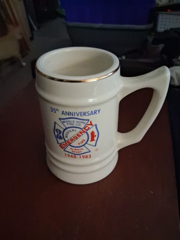 Middle Hope NY Fire Dept. 35th Anniversary  Ceramic Mug