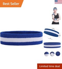 Moisture-Wicking Cotton Headband for Men  Women - Ultimate Sweat Protection