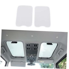 Car Sunroof Sun Shade Breathable Mesh Compatible with Ineos Grenadier Off-white