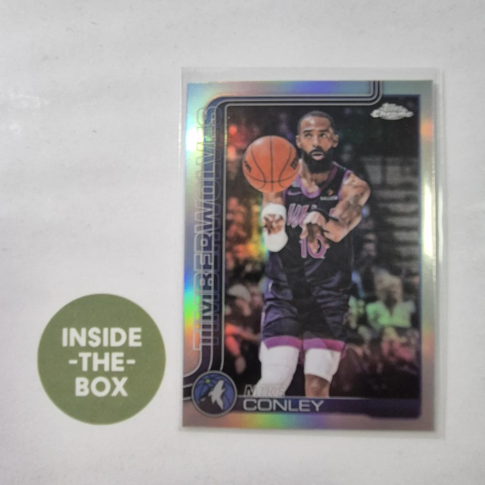 Conley Minnesota Timberwolves Chrome Update 2025 26 Topps Refractor - Bild 1 von 2