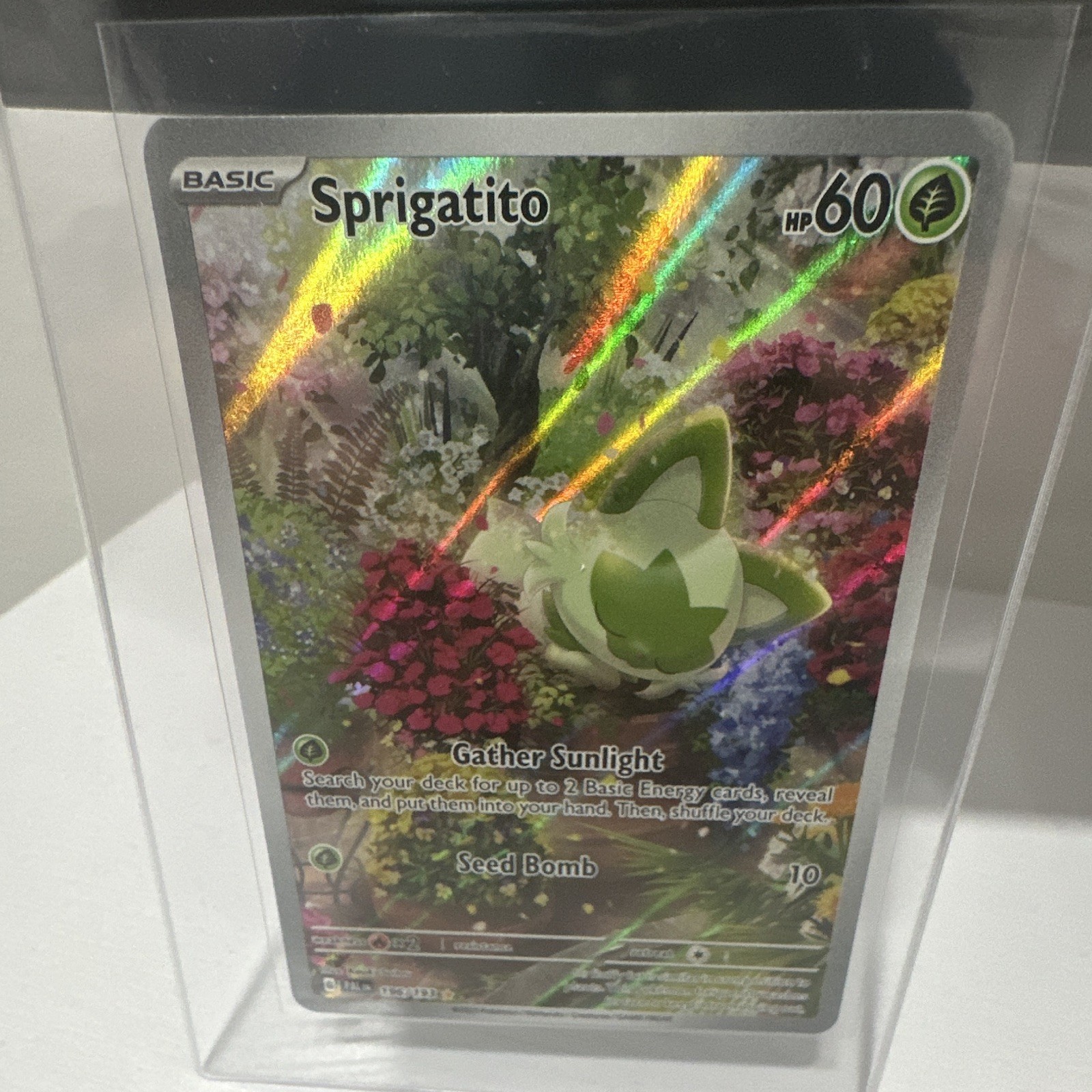 The Pokémon Company Sprigatito 196/193 SV02 Paldea Evolved IR Holo EN 60HP