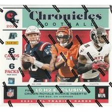 NFL 2021 PANINI CHRONICLES FOOTBALL H2 HOBBY HYBRID 1BOX