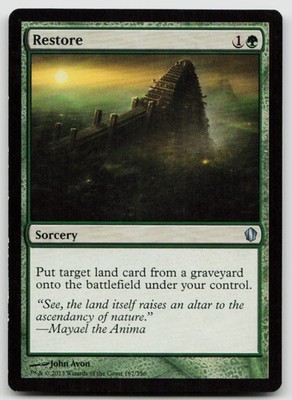 Restore [C13 - 167]