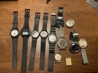 Vintage Men’s Watch Lot Casio Seiko Continental UNTESTED