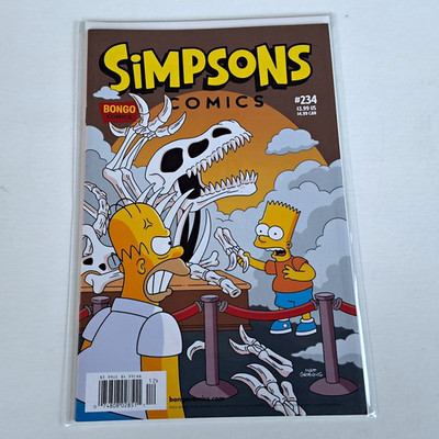 Bongo Comics Simpsons Comics #234 Homer & Bart Simpson Cover Art Mark Goggins