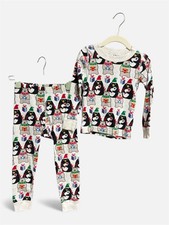 Hanna Anderson Christmas Pajamas, Kids Size 4
