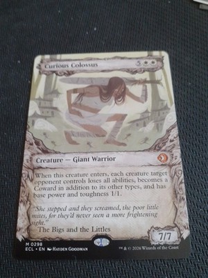Curious Colossus Full Art Lorwyn Mtg
