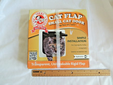 Ideal Pet Products Cat Flap Small Cat Door 6 1/4" x 6 1/4" White New in Box