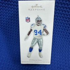 Hallmark Keepsake Dallas Cowboys NFL DeMarcus Ware Football Ornament 2011