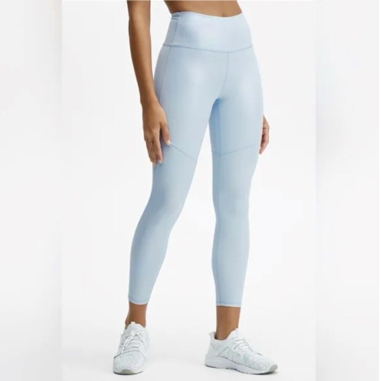 FABLETICS High Waisted Powerhold 7/8 Leggings Women's PLUS SIZE 4X Blue Pant NWT