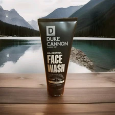 Duke Cannon Oil-Control FACE WASH w/ Kaolin Clay,  Paraben And Fragrance Free