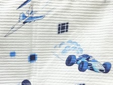 7732489: JAPANESE KIMONO / ANTIQUE YUKATA FOR BOYS / COTTON / VEHICLES