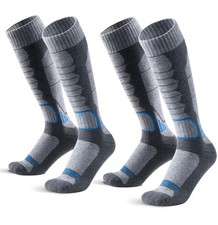 Ski Sock Merino Wool Ski Socks Mens Womens Skiing  Snowboarding Socks, Over ...